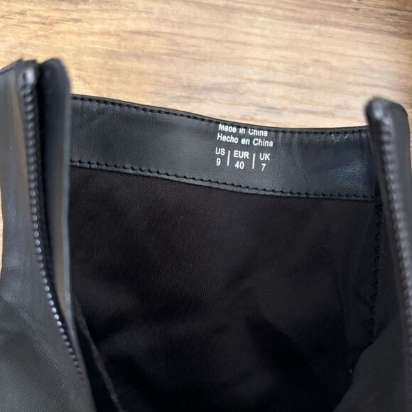 ALDO Dot Ankle boot w/ Clear Wedge Heel Size 9 - Picture 13 of 13